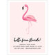 Chic Flamingo Moving Announcements Image 3 of 5